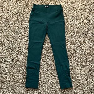 Emerald Green Skinny Dress Pants